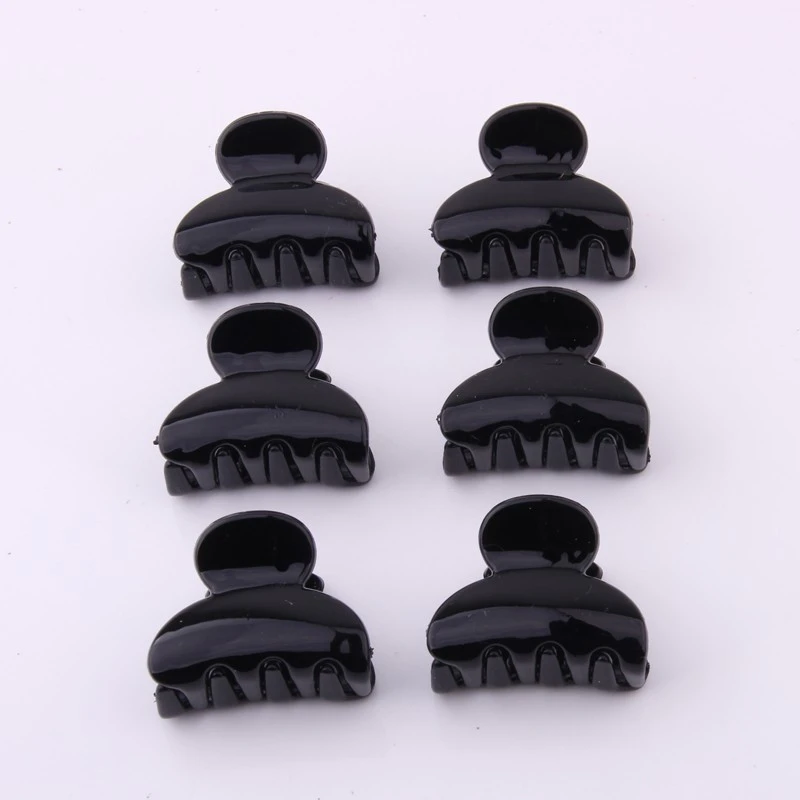 types of hair clips 2020 New Arrival Hair Claw for Women Solid Black Plastic Crab for Hair Strong Bit Force Hair Clamp Hairpin Accessories hair accessories for brides