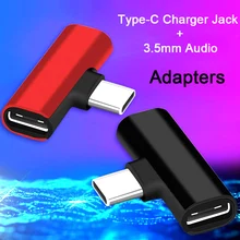 Зарядный преобразователь usb type-C аудио адаптер для Xiaomi 6 huawei P10 mate 20 type C телефонов 2 в 1 type C до 3,5 мм разъем для наушников