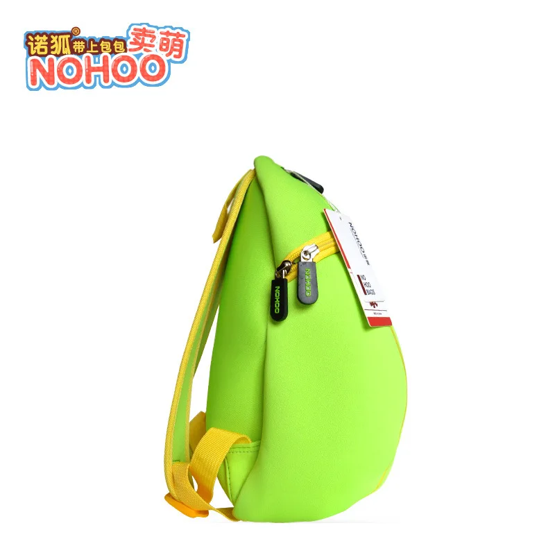 

Neoprene Schoolbag for Elementary School Students NOHOO Children Backpack Rubber SBR-Style Simple Large Size School Bag Green