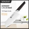 XINZUO 7.8 inch Slicing Knife Kitchen Chef Knives Stainless Steel Forged Meat Cleaver Nakirir Chopping Knife with Ebony Handle ► Photo 1/6