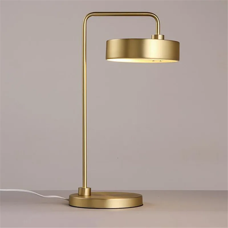 

Gold plating desk lamp led decorative hotel table lamp