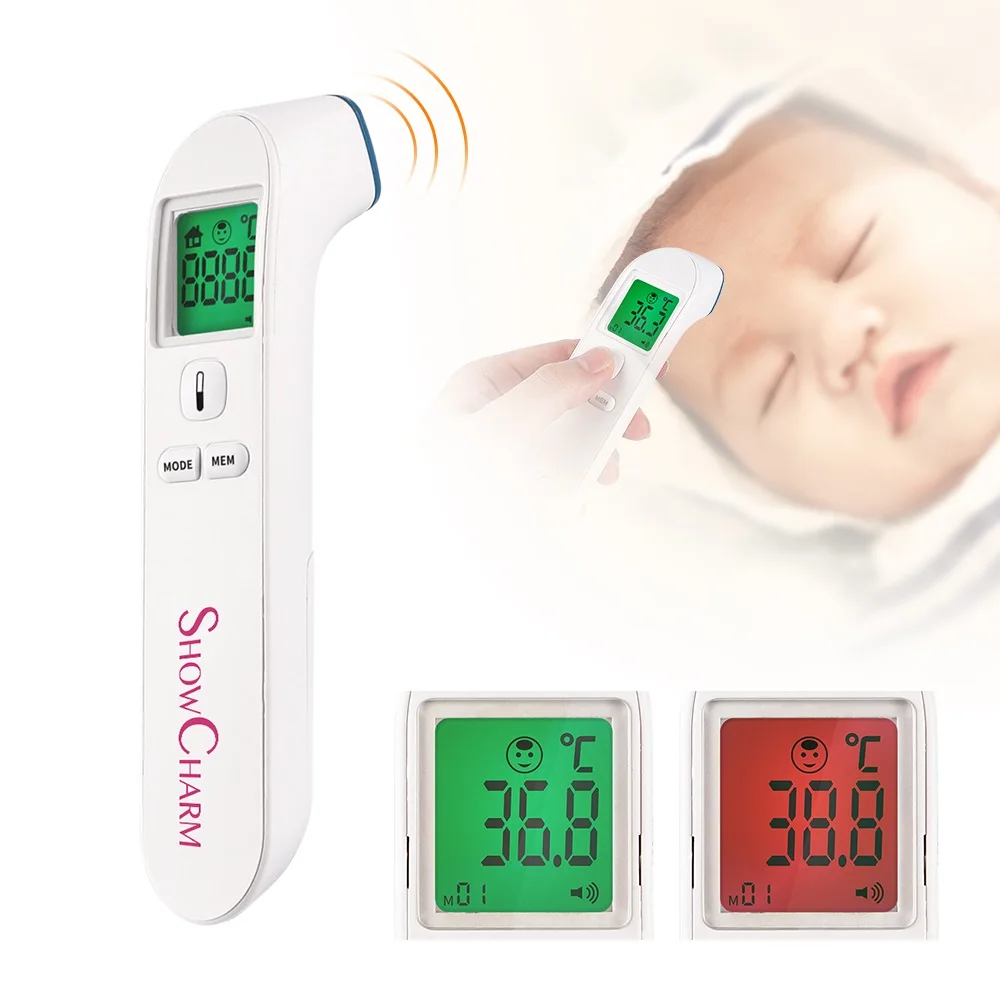 

Digital Thermometer Non-contact Ear Forehead Dual Mode High Precision Fast Accurate Infrared Thermometer Electronic