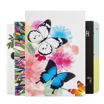 

New Fashion Paited TPU Leather Case For samsung galaxy Tab S2 8.0 SM-T710 T713 T715 Cover For Samsung Tab S2 8.0 case +FilmGift