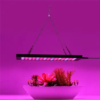 

10W 75LED Grow Light RB+UV+IR 2835SMD Panel Growing Plant Veg Fruiting Flower Hydroponics Indoor Lamp AC85-265V Blooming Lantern