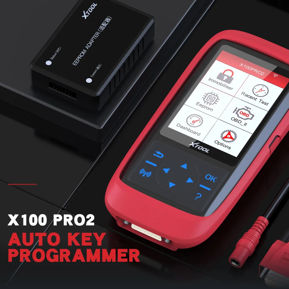 XTOOL X100 Pro OBD2 автоматический ключ программист/Регулировка пробега с адаптером EEPROM