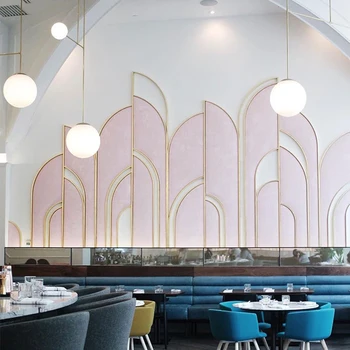 

JAXLONG Nordic LED Pendant Lights Creative Living Room Restaurant Geometric Iron Hanging Lamp Dining Room Lustre Suspension