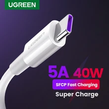 Ugreen 5A usbタイプcケーブル急速充電器データタイプc過給usbタイプcケーブルメイト 30 20 P30 P20 usb充電ワイヤー