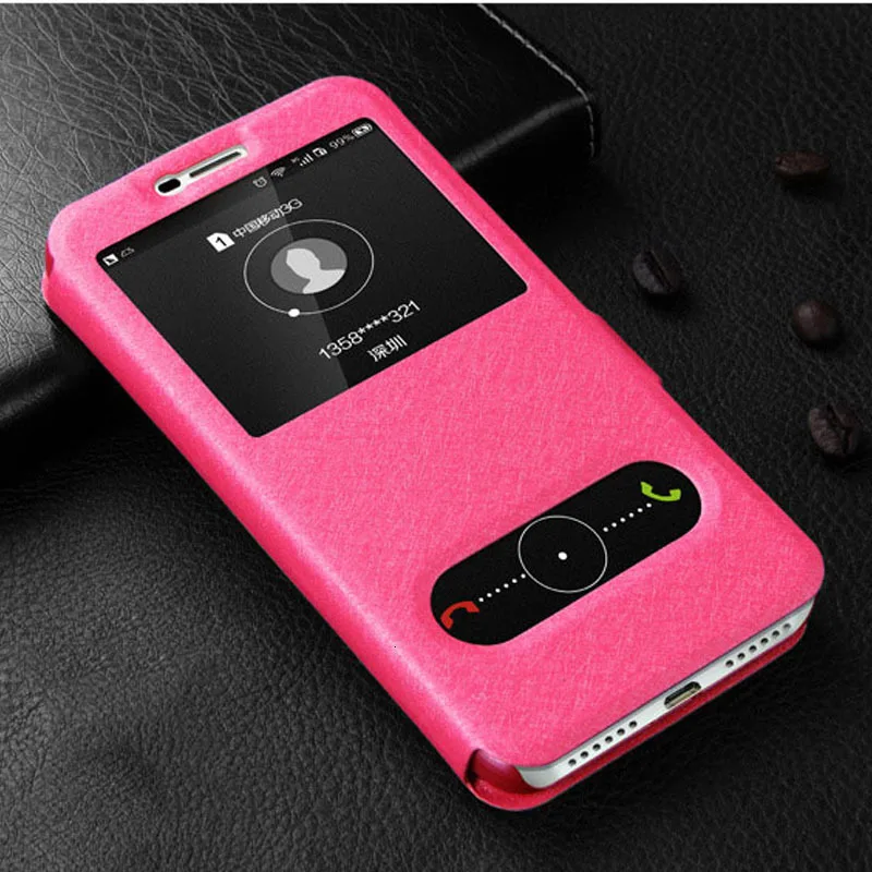 Для Fundas huawei G Play mini чехол Quick с окошком для обзора, на застежке, чехол для huawei Honor 4C чехол CHM-U01 CHC-U01 из искусственной кожи чехол-накладка