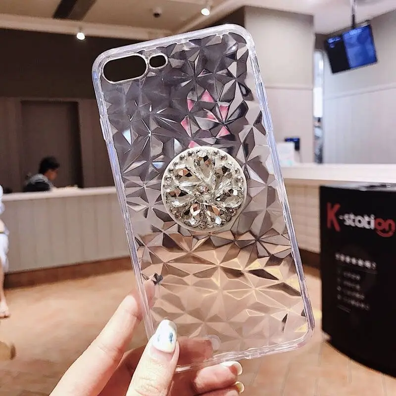 Роскошный мягкий чехол PEIPEN Diamond для iPhone 8 7 Plus 6 6s прозрачный защитный из ТПУ XR Xs Max