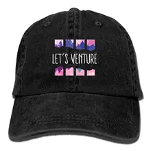 Винтажная бейсболка из джинсовой ткани с регулируемым комбинированным режимом