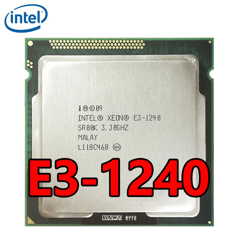 Процессор Intel Xeon E3-1240 четырехъядерный Кэш-память 8 Мб 3 ГГц 80 Вт LGA 1155 E3 1240 |