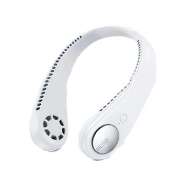 

1Pcs Air Conditioner Neck Fan Cooler Portable Smart Dual Effect Cooling Neckband Fan Rechargeable USB Hanging Outdoor