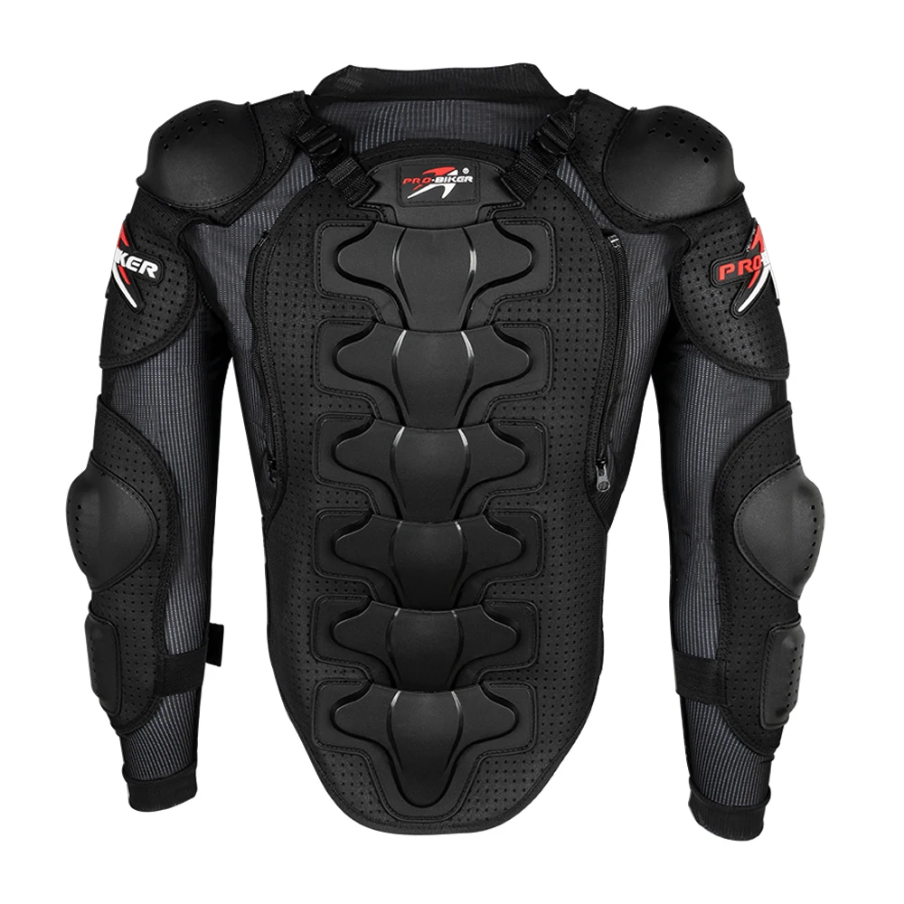 Pro-Biker Motorcycle Protective Riding Armor Jacket Full Body Armor Clothes Motocross Turtle Back Protection Motorcycle Jackets