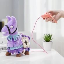 Крепостная Ночная лошадь Альпака милый поводок кукла ходячая Поющая электрическая игрушка плюшевая детский подарок Stitche Llama Elfe на полке