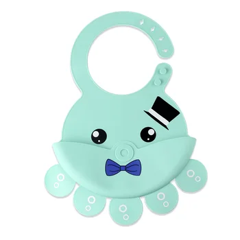 

Silicone Children's Rice Pocket Silicone Saliva Pocket Bib Silicone Baby Bib