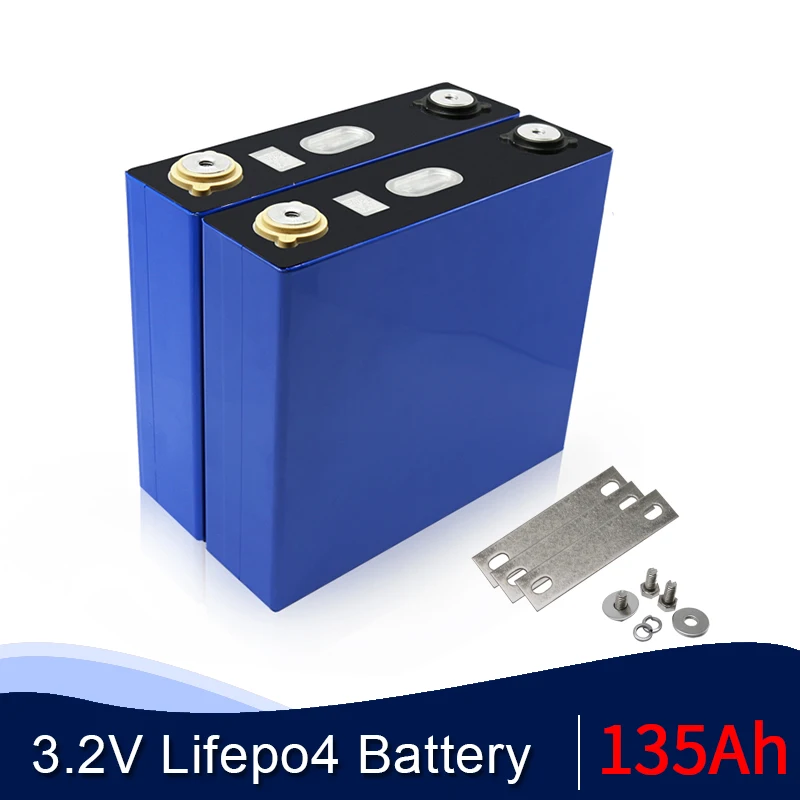 8 шт. перезаряжаемая литиевая железная фосфатная батарея 3 2 V 135Ah LiFePO4 Max 3C для
