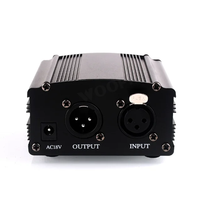 Alimentatore Phantom 48V Per Microfoni A Condensatore - Mini Design Con Adattatore - Foto 9