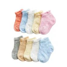 5 пар/компл. детские трикотажные носки для девочек летние шорты, тонкие, однотонные хлопковые носки для детей, комплект одежды для новорожденного мальчика и девочки, рождественские носки интернет-магазины