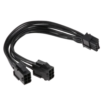 

20cm PCI Express Double 6 Pin To 8 Pin Graphics Card Power Adapter Cable