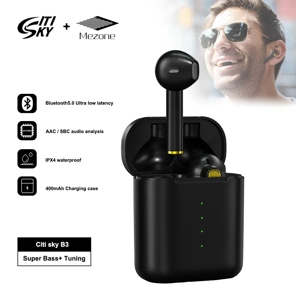 Wireless Bluetooth Earbuds Earphones Waterproof Headphones Voice Control Noise Reduction Wireless Bluetooth Headset Tws Bluetooth Earphones Headphones Aliexpress