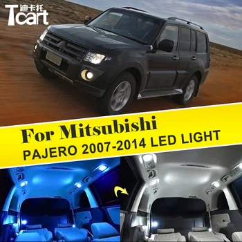 

Tcart Led reading lamp T10 blue white color Car Festoon Interior License Plate Light map lamps For Mitsubishi pajero 2007-2014