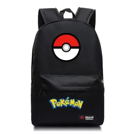 photo color Pokemon Gengar, Светящийся рюкзак, школьные сумки для подростков, девочек, мальчиков, рюкзак для ноутбука, повседневный рюкзак для путешествий, Evee, детские сумки для книг - Цвет: photo color