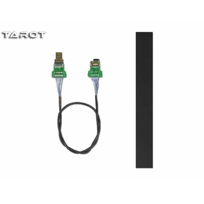 

Tarot-RC straight Micro HDMI turn elbow Micro HDMI lossless HD shielded cable TL10A07 for FPV drone aircraft / HDMI HD gimbal