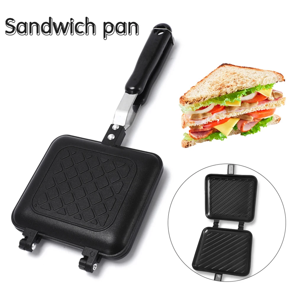 Breakfast Sandwich Maker Nonstick Fast Heating Toaster Waffle Panini