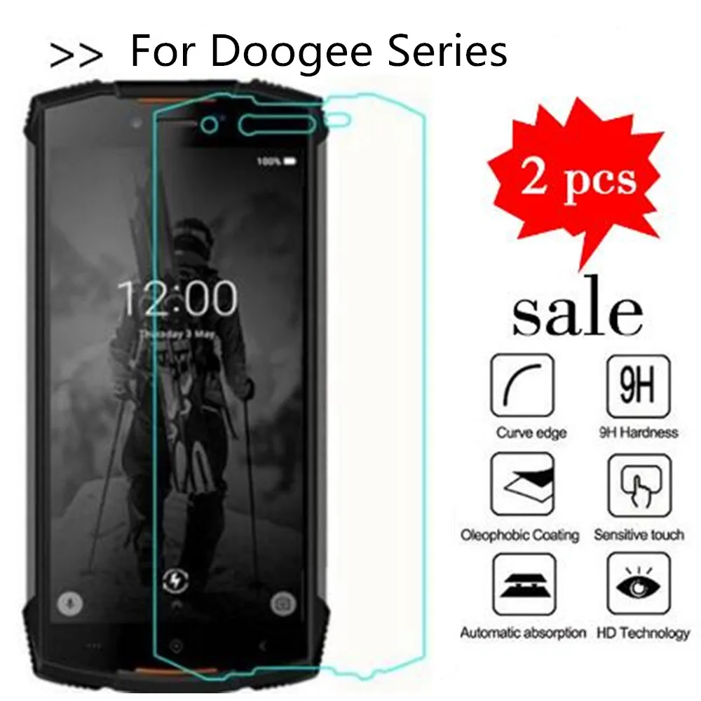 Закаленное стекло Для Doogee BL9000 S55 S60 S70 S80 BL5500 Lite N10 N20 Y7 Y9 Plus Защитная пленка для