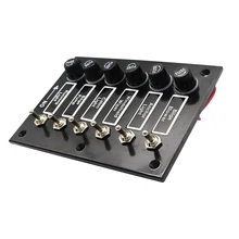 12V перекидной переключатель Панель 6 банды выключатель автомобилей класса RV лодка морской аксессуар