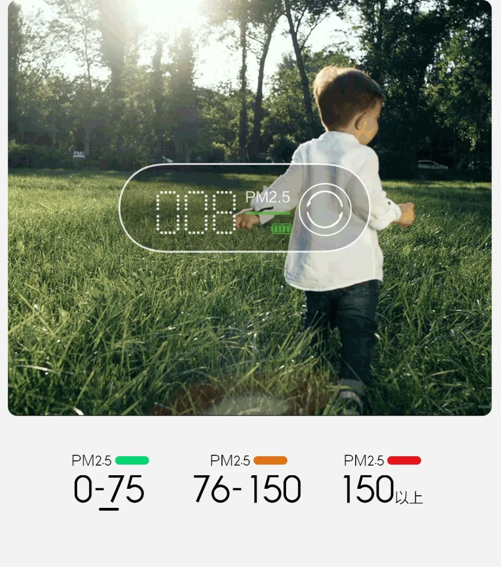 Xiaomi Smartmi PM2.5 детектор воздуха мини чувствительный монитор качества воздуха светодиодный экран PM 2,5 для домашнего офиса Портативный