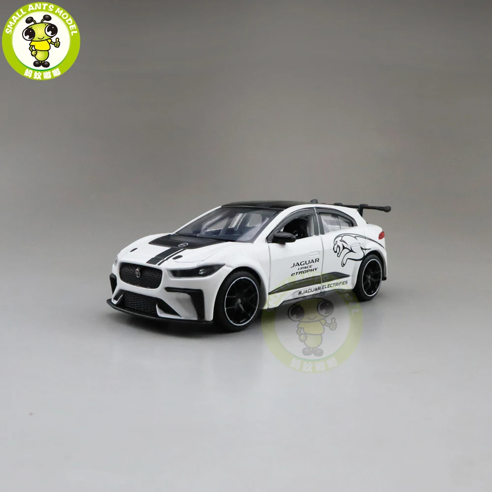 1/36 JACKIEKIM Jaguar I-PACE eTROPHY литой модельный автомобиль игрушки для детей откатные подарки для мальчиков и девочек