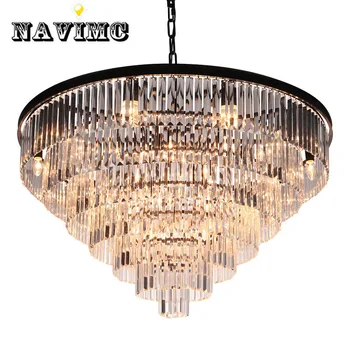

Modern Chandeliers With Led Bulbs And Metal Material For Living Room Decorating High Quality Crystal