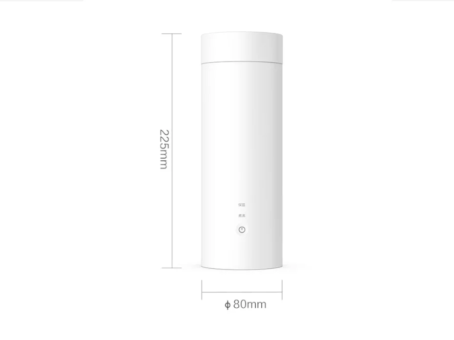 Xiaomi VIOMI чайник, электрическая бутылка, чашка, портативная нагревательная Термокружка для чая, кофе, молока, порошка, дорожный чайник для воды, 400 мл, 220 В