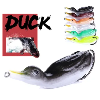 

Fishing Float Duck Soft Lure Shad Wobblers Silicone Fishing Lures Worm Artificial Bait Crankbait Bionic Fishing Accessories