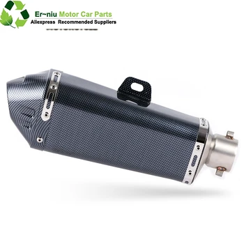 

Universal Motorcycle carbon fiber colors Exhaust Escape Muffle CB600F HORNET CB750F BANDIT650 GSX650F GSR600 GSX750E SV650