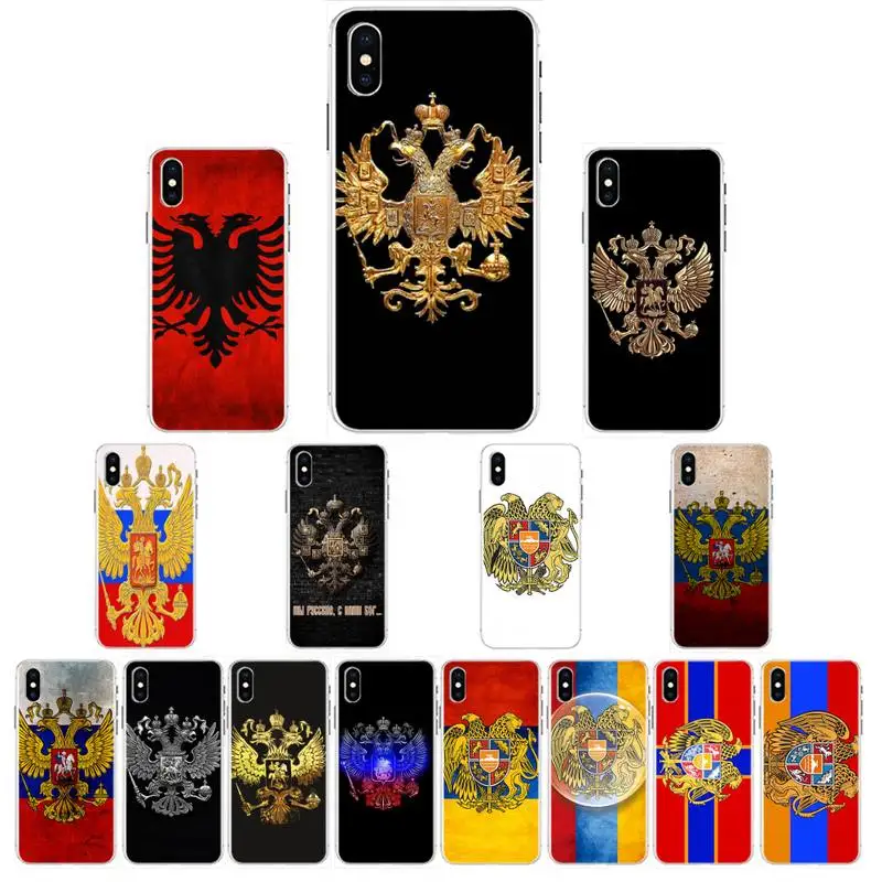 Чехол для телефона LJHYDFCNB Armenia с российским флагом IPhone 11 Pro XS MAX 8 7 6 6S Plus X 5 5S SE XR |