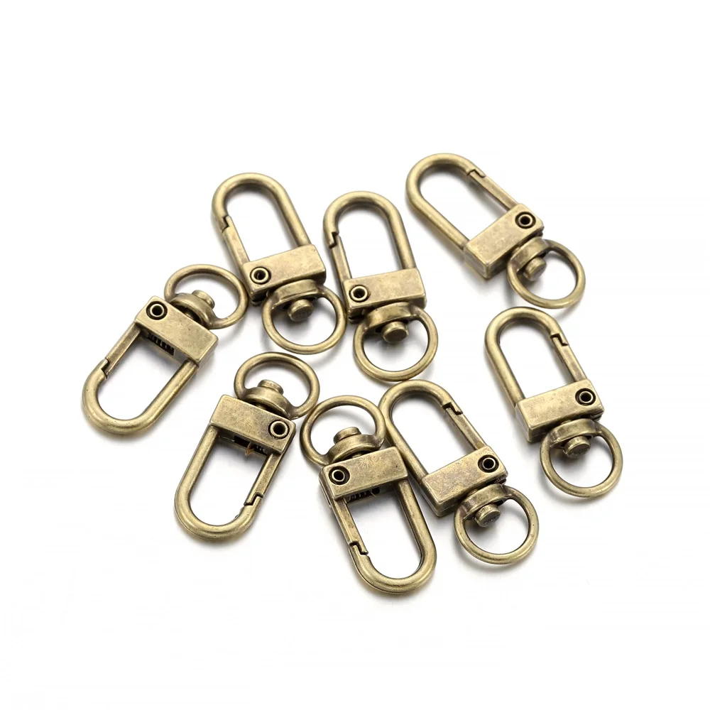 Alloy Snap Lobster Clasp Hooks for DIY Jewelry and Accessories (10-Pack) Wholesale
