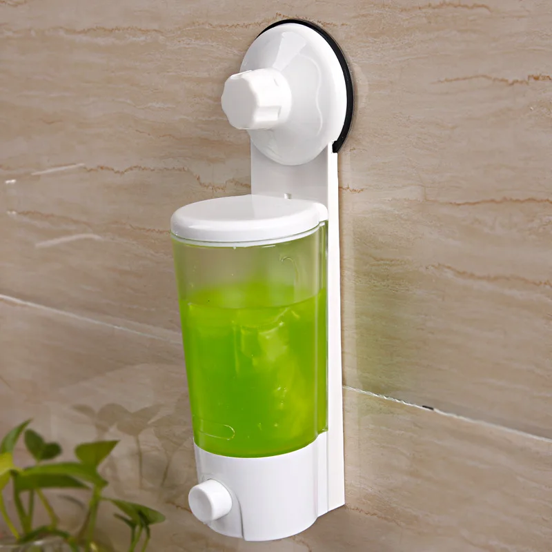 

Shuang Qing Home Reside Strong Sucker Soap Dispenser Sanitary Ware Washing Soap Dispenser Single Set of Soap Dispenser 1900