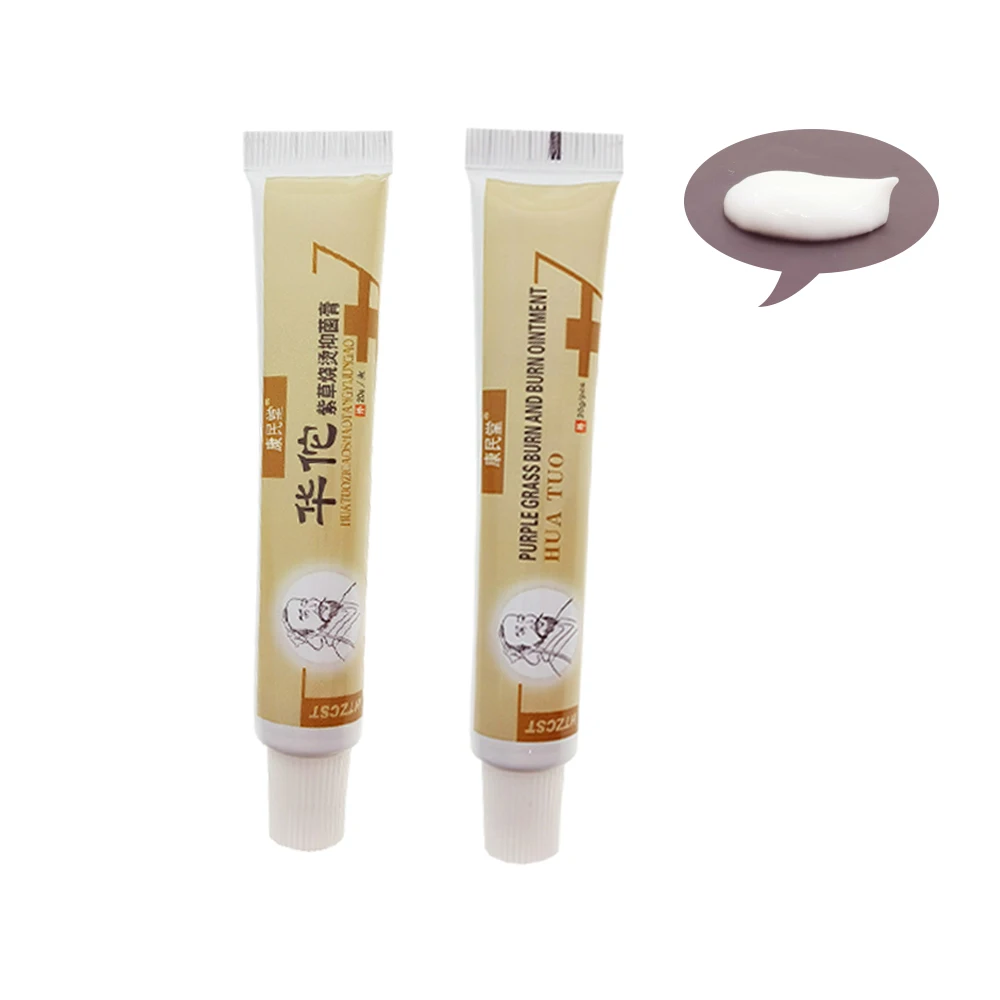1pcs Hua Tuo Anti-infection Cream Antibacterial Burn Wound Care Ointment Burns Better Faster Inhibit Scar Tyrosinase Inhibition