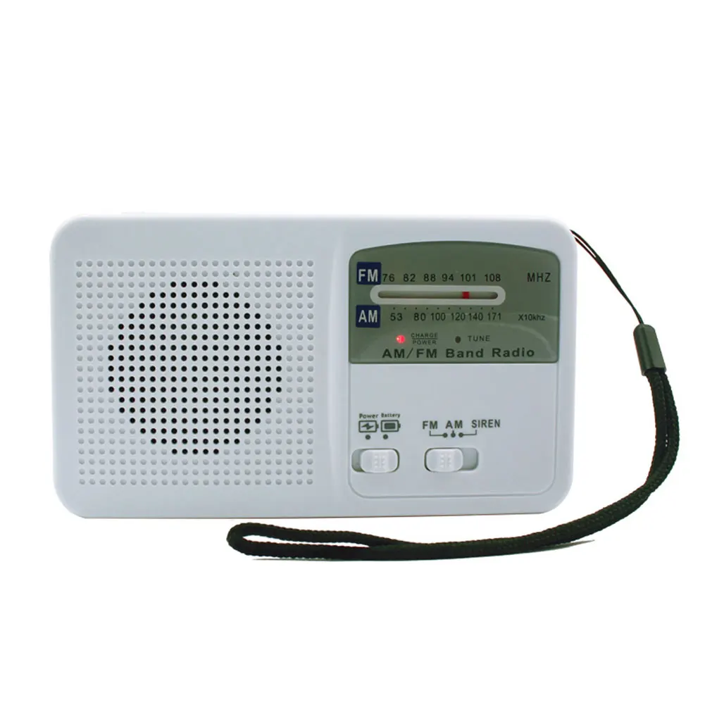 AM FM наружное портативное яркое радио зарядное устройство на солнечных батареях прочная сигнализация Многофункциональная рукоятка аварийный кемпинг