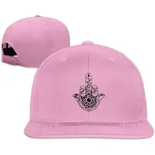 Unisex Snapback шляпа Хамса средний палец вверх Регулируемый Бейсбол Кепки