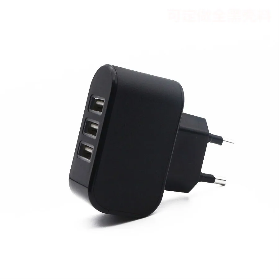 Настенная зарядная станция с вилкой EU/US, 3 порта, usb-зарядка, зарядное устройство для путешествий, зарядное устройство переменного тока, адаптер для huawei, Xiaomi, iPhone, NK-Shopping