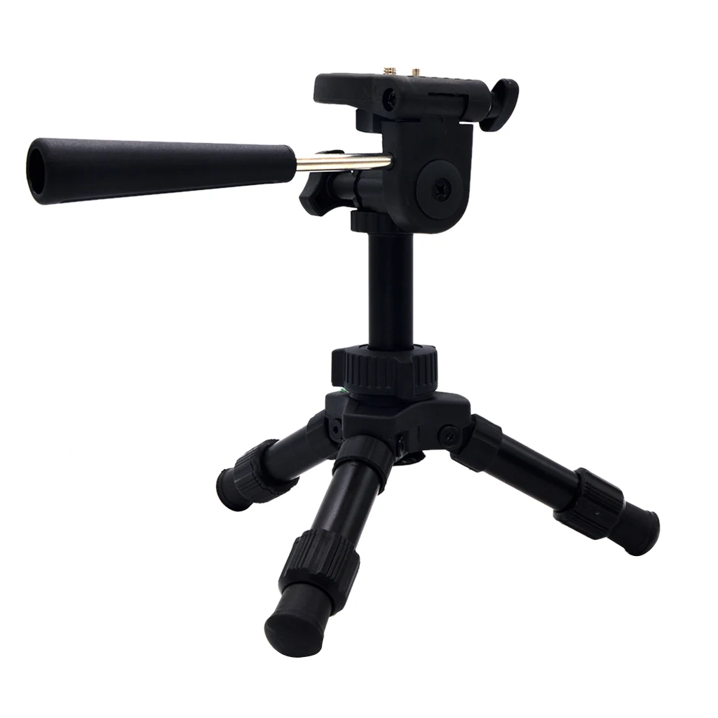 Portable Adjustable Folding Tripod Compact Desktop Macro Mini Tripod for Canon DSLR Camera