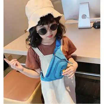 

Fashion Boy Girls Bum Bag Small Size Multipurpose Waist Bag Letter Cloud Embroidery Kids Small Fanny Packs