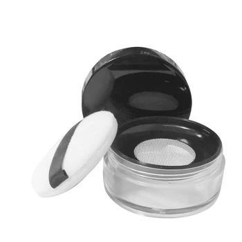 

10g Boxes Loose Powder Container Puff Lightweight Portable Handheld Round Shape Travel With Sieve Empty Reusable Cosmetic Sifter