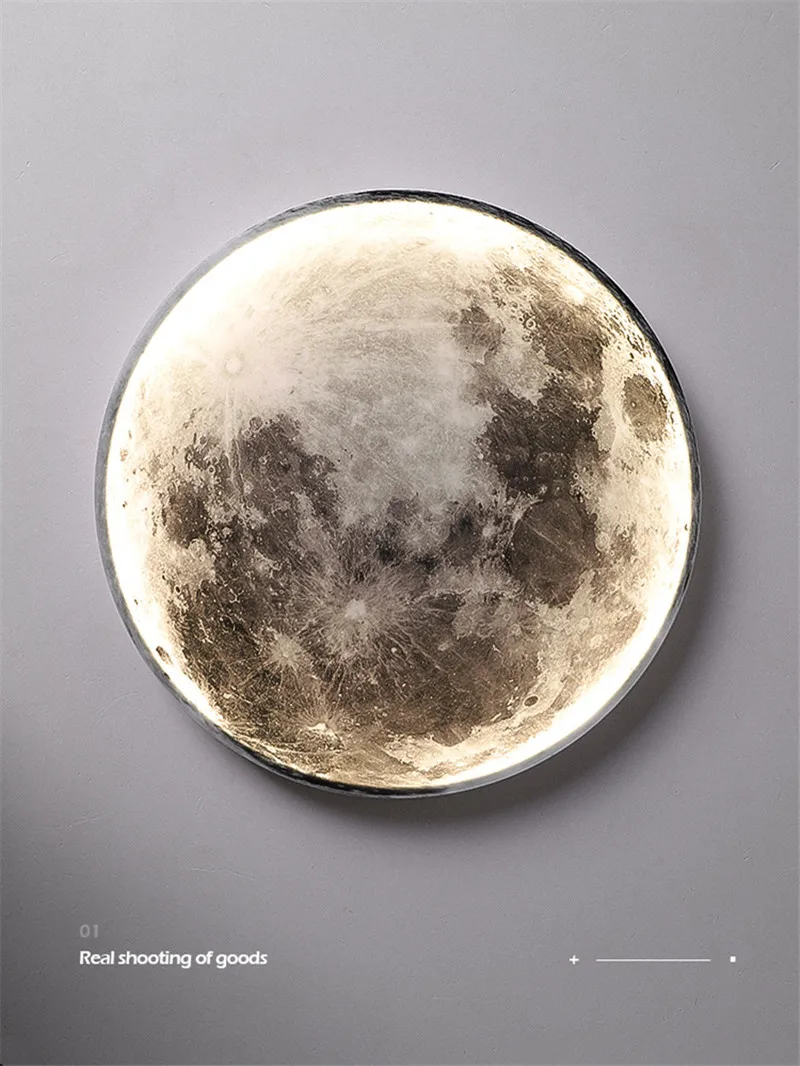Настенный светильник Universe Moon для спальни 220 В Потолочный настенный гостиной