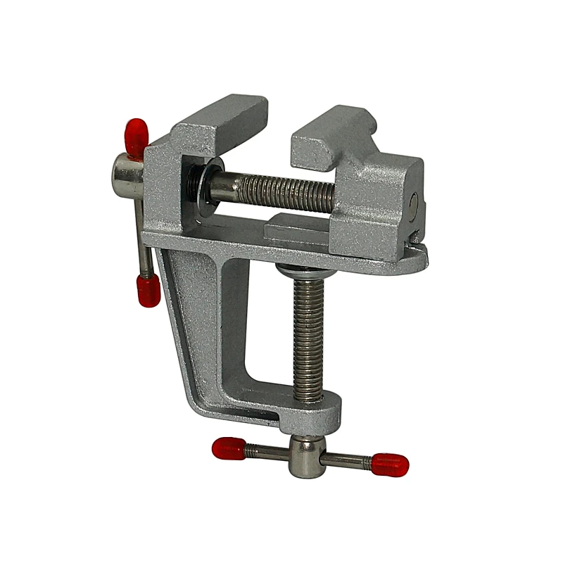 Aluminum Miniature Small Jewelers Hobby Clamp On Table Bench Vise Mini Tool Vice