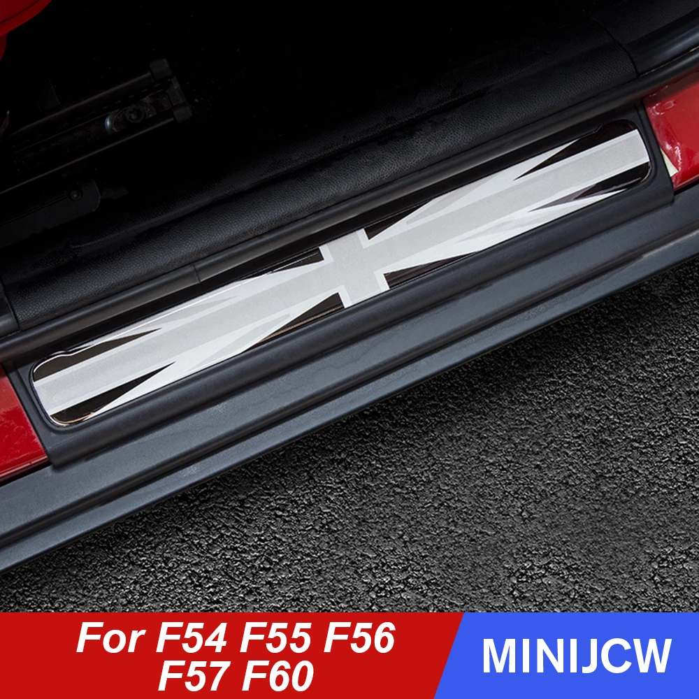 

1Set Car Styling Door Sill Epoxy Sticker Strip Protector For Mini Cooper Clubman F54 F55 F56 F57 F60 Countryman Car Accessories