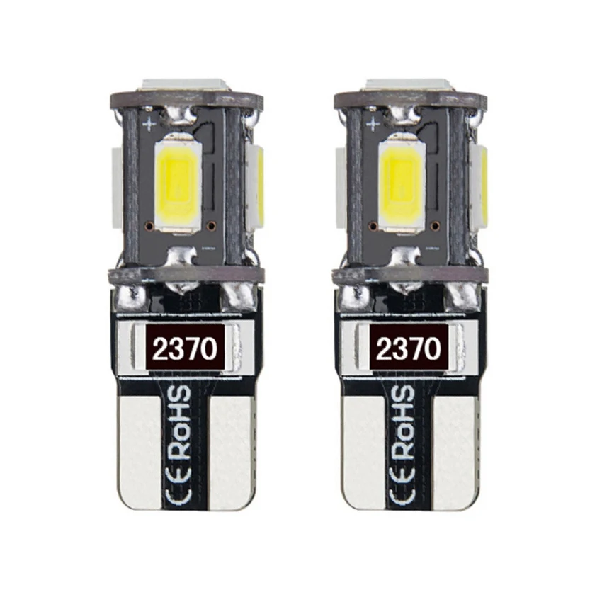 

Canbus Error Free 12V LED T10 Silicone Bulb Yellow Golden Warm White Red Blue T10 Side Wedge Ligh